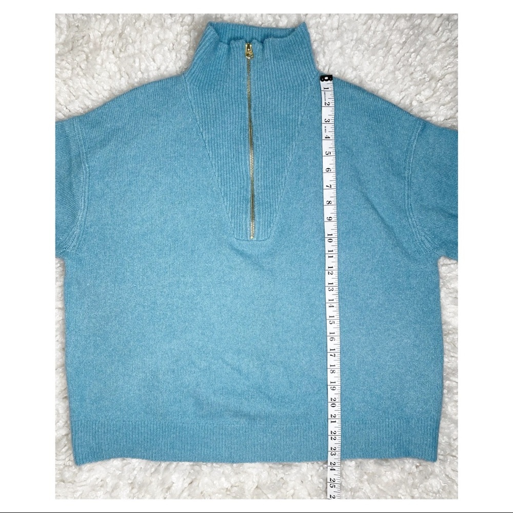 j. crew Half-zip sweater style BB639 L - Picture 4 of 7